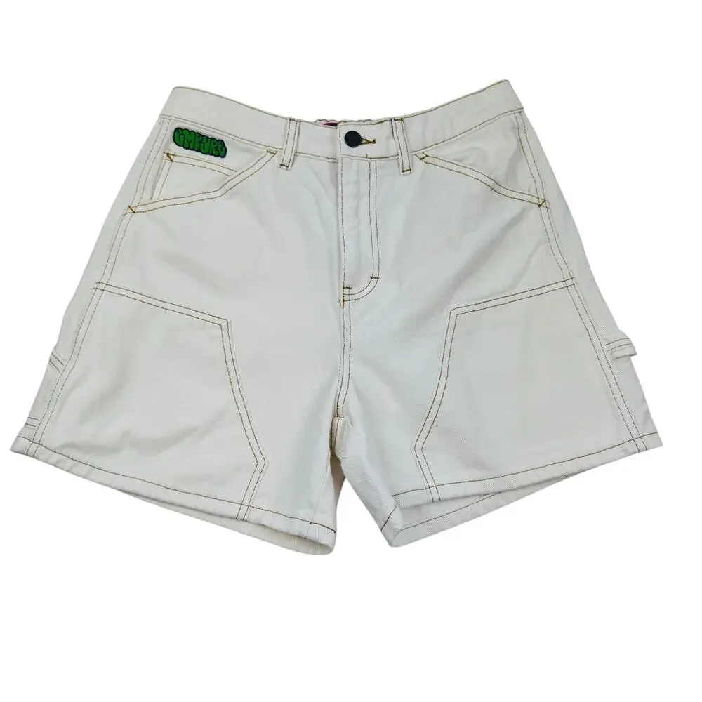 Empyre Dixie Birch Carpenter Skater Baggy High-Rise Shorts Women's Size Medium